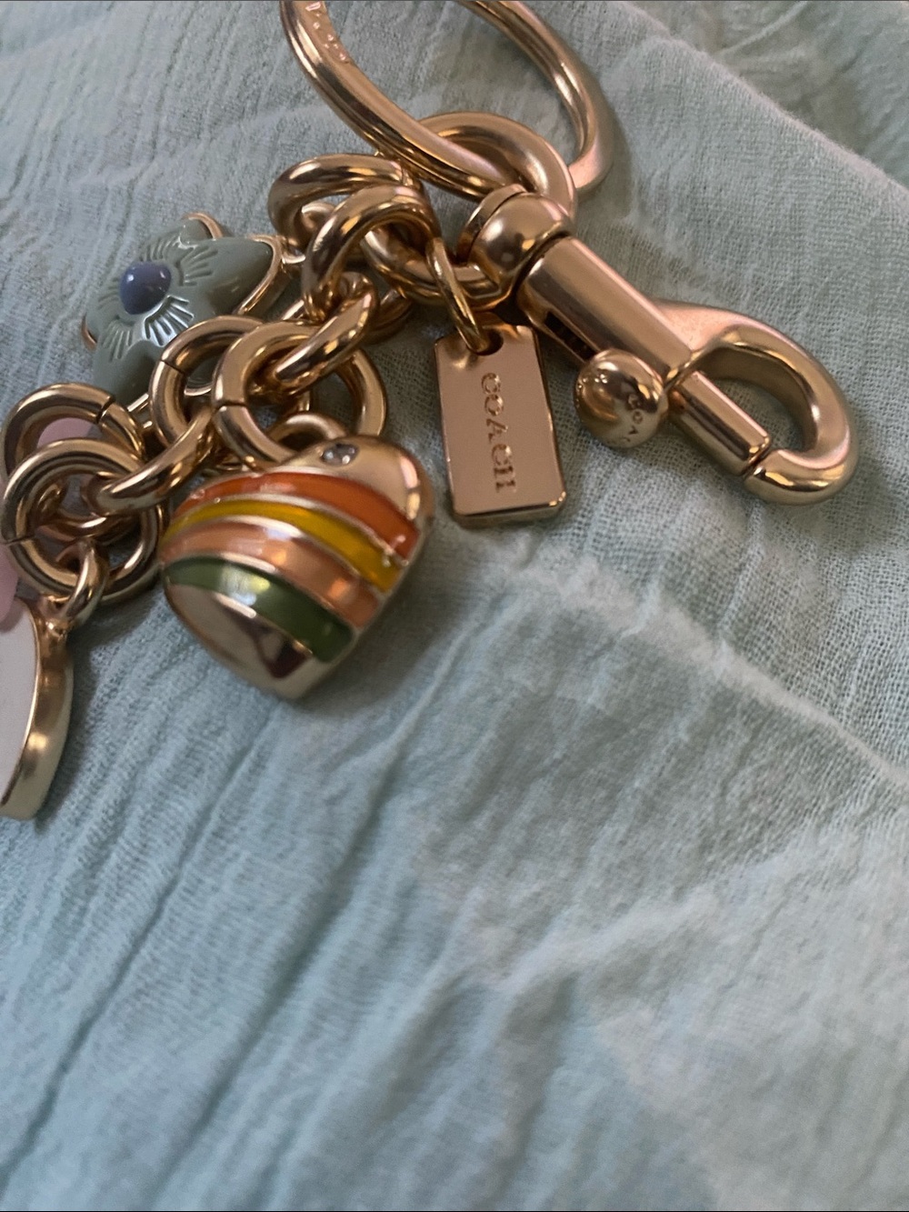 Coach Multi Charm Key Chain - Picture 4 of 5